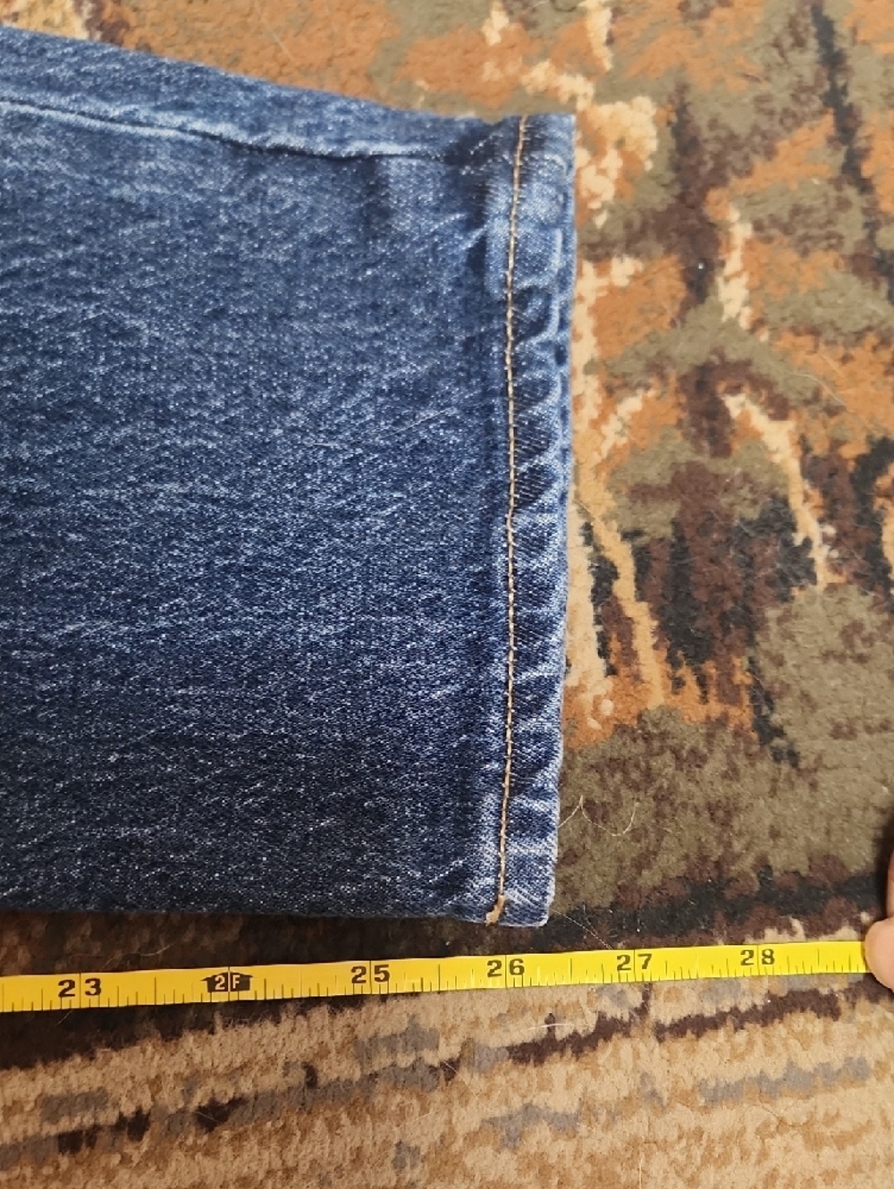 GAP Cheeky Straight High Rise Jeans - Dark Blue - Picture 7 of 8